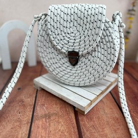 تصویر کیف قیطان دوزی مدل گرد 