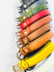 تصویر کمربند زنانه چرم طبیعی 