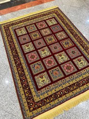 تصویر گلیم فرش دستبافت ۶ متری برجسته رنگ گیاهی کد 0500080 