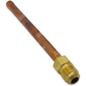 تصویر لوله مسی سری مغزی دار برنجی 3/8 اینچ 
