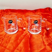 تصویر سس خوری پارچی ساده شفاف چین 2 عددی 