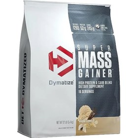 تصویر گینر سوپر مس دایماتیز ۵/۵ کیلو اورجینال SUPER MASS GAINER DYMATIZE 12 LB