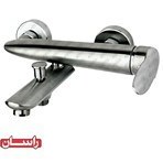 تصویر شیر اهرمی حمام کروم ا RASSAN Matte Chrome Rabbit Bath Mixer RASSAN Matte Chrome Rabbit Bath Mixer