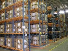 تصویر قفسه بندی راک پالت 