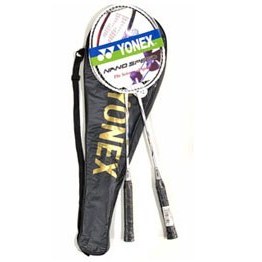 تصویر راکت بدمینتون جفتی یونکس (YONEX) همراه با کاور YONEX badminton racket with cover