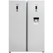 تصویر یخچال فریزر دوقلو ایکس ویژن مدل KTR630/KTF630 ظرفیت A+ رنگ سفید و نقره ای 