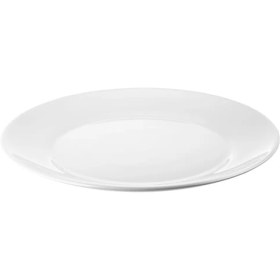 تصویر بشقاب اوپال ایکیا مدل OFTAST ا iKEA OFTAST PLATE white 25 cm iKEA OFTAST PLATE white 25 cm
