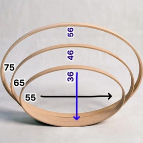 تصویر رینگ بیضی ساده 