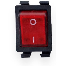 تصویر کلید پهن 10 آمپر چراغ دار 