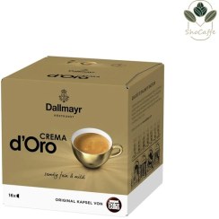 تصویر کپسول قهوه دولچه گوستو مدل دورو Dallmayr D'oro Crema 