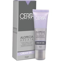 تصویر ژل کرم مناسب موهای دارای ریزش سکه ای سریتا ALOPECIA AREATA CREAM GEL CERITA