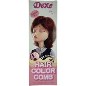 تصویر شامپو رنگ مو دکسی حجم ۲۰۰ میل شانه دار قهوه ای تیره 