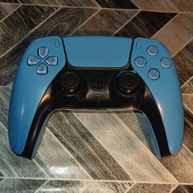 تصویر دسته اصلی پلی‌استیشن 5 سونی (Sony DualSense) آبی در حد نو 