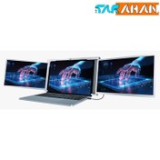 تصویر مانیتور دوگانه پاورولوژی مدل PDSLM13 سایز ۱۴ اینچ Full HD IPS ۶۰ هرتز 