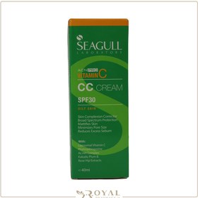 تصویر کرم ضد آفتاب آکنه پرو رنگی سی گل مدل cc حجم 40 میلی لیتر Seagull ACN Pro CC Cream For Oily Skin 40 ml