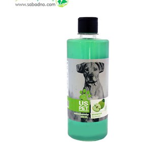 تصویر شامپو یو اس پت مخصوص سگ با رایحه سیب حجم 500 میلی لیتر USPET Shampoo for dogs with Apple scent 500 ml