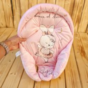 تصویر آغوشی شیردهی مخمل میکرو خرگوش صورتی 