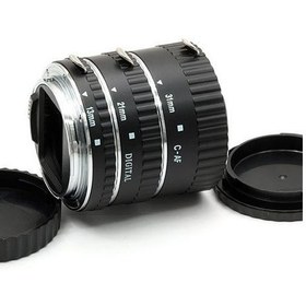 تصویر مبدل لنز ماکرو کانن Meike Auto Focus AF Macro Extension Tube Set for Canon Camera 