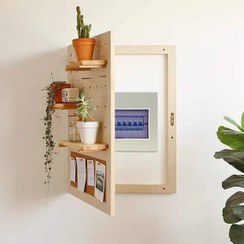 تصویر کاور جعبه فیوز مدل شلف پگ بورد | شلف برای مخفی کردن دکوراسیون مدرن و بهینه 