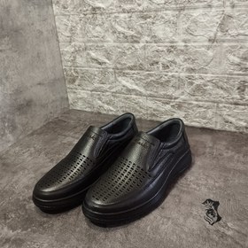 تصویر کفش طبی مردانه تمام چرم تبریز مدل M102 