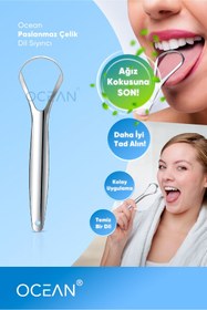 تصویر شوینده زبان اورجینال برند Ocean مدل Tongue Scraper کد 817884297 