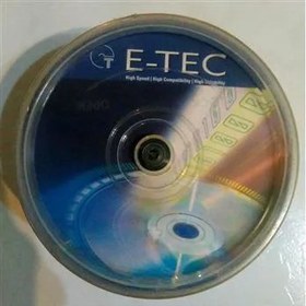 تصویر پک 50 عددی DVD خام برند E-TEC 