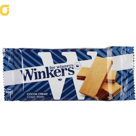 تصویر ویفر کاکائویی با کرم کاکائو وینکرز ( Winkers ) وزن 45 گرمی - 30 عدد 