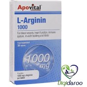 تصویر قرص ال آرژنین 1000 میلی گرم آپوویتال ا ApoVital L Arginin 1000 Mg Tablet ApoVital L Arginin 1000 Mg Tablet
