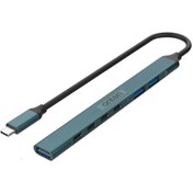 تصویر هاب تایپ سی اونتن مدل Hub Onten 7Port Type-C UC 972C 