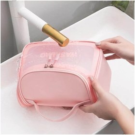 تصویر کیف آرایشی واش بگ سایز بزرگ (بیضی) 