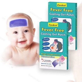 تصویر پد تب بر نوزاد Cooling Gel Patch 