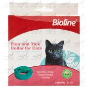 تصویر قلاده ضد کک و کنه گربه بایولاین سایز 35 سانتی متر Bioline flea and tick collar for cats