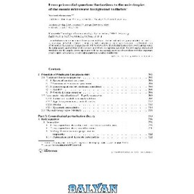 تصویر دانلود کتاب From Primordial Quantum Fluctuations to the Anisotropies of CMBR از نوسانات کوانتومی اولیه تا ناهمسانگردی های CMBR