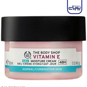 تصویر ژل کرم مرطوب کننده پوست های معمولی و مختلط بادی شاپ ۵۰میل _ Body Shop The Body Shop Vitamin E Gel Moisture Cream 