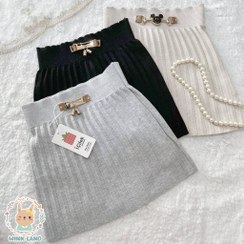 تصویر دامن دخترانه آی چیلک مدل پلیسه 