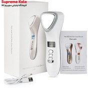 تصویر اسکوم مثلثی سرد و گرم ویبره دار همراه با نور درمانی ا Hot aed CooL skin care Device. D002 Hot aed CooL skin care Device. D002