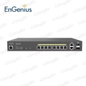 تصویر سوئیچ شبکه 8 پورت انجنیوس Engenius Cloud Managed PoE Switch ECS1112FP Engenius Cloud Managed 130W PoE+ 8 Port Gigabit Switch ECS1112FP