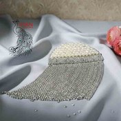 تصویر سردوشی نگین دار مجلسی (2 عددی ) 