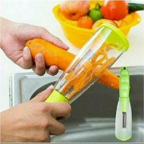 تصویر پوست مخزن دار با تیغه استیل 