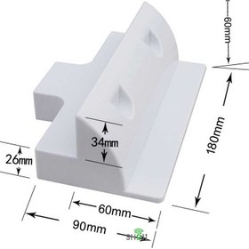تصویر پایه نصب پنل خورشیدی ABS کمپر و کاروان SH-1175 