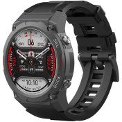 تصویر ساعت هوشمند گل تیج مدل SW04 با بدنه آلومینیومی و بند سیلیکونی 