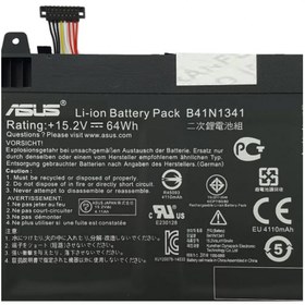 تصویر باتری لپ تاپ ایسوس Q502_B41N1341 ASUS Battery Laptop Asus Q502_B41N1341 Internal ORG