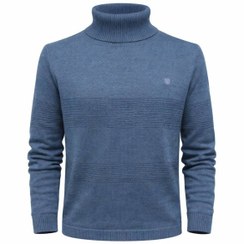 تصویر پلیور بافت یقه ایستاده (اسکی) - 