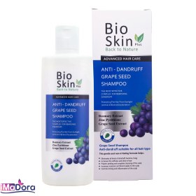 تصویر شامپو ضدشوره هسته انگور بایو اسکین 200 میلی لیتر ا Bio Skin Plus anti Dandruff Grape Seed Extract 200ml Bio Skin Plus anti Dandruff Grape Seed Extract 200ml