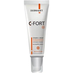 تصویر کرم ویتامین C و روشن کننده درمالیفت مدل C-Fort مناسب پوست معمولی و خشک 