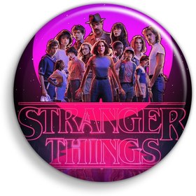 تصویر پیکسل ابیگل طرح سریال چیز های عجیب مدل Stranger Things کد 005 