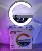 تصویر اسپیکر بلوتوثی دارای شارژر وایرلس و LED مدل G600 g600 rgb speaker