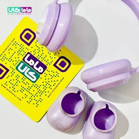 تصویر کفش و هدست بنفش عروسک لبوبو (کد 10) 