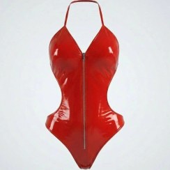 تصویر بادی فانتزی چرم رنگ قرمز کد: 109046 