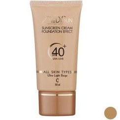 تصویر کرم ضدآفتاب رنگی مدیسان مدل Ultra Light Beige SPF40 مناسب انواع پوست، حجم 30 میلی‌لیتر 